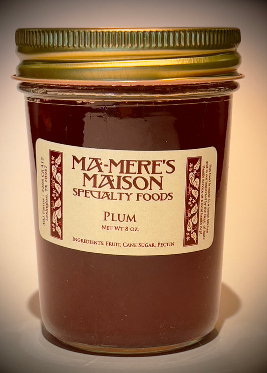 Plum Jam - net weight 8.0 ounces